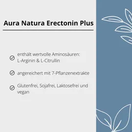aura natura Erectonin Plus L-Arginin Kapseln 120 St.