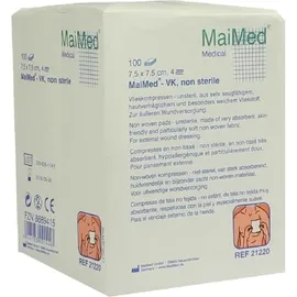 Maimed Vlieskompressen 7,5 x 7,5 cm 100 St.