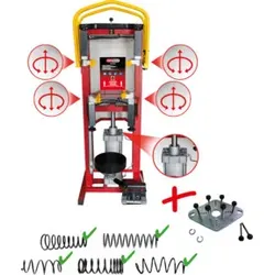 KS Tools Druckluft-Stand-Federspanner inkl. Adapterplatte