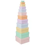 Folia PASTELL Geschenkboxen-Set bunt