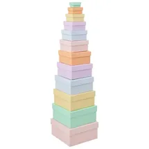 Folia PASTELL Geschenkboxen-Set bunt