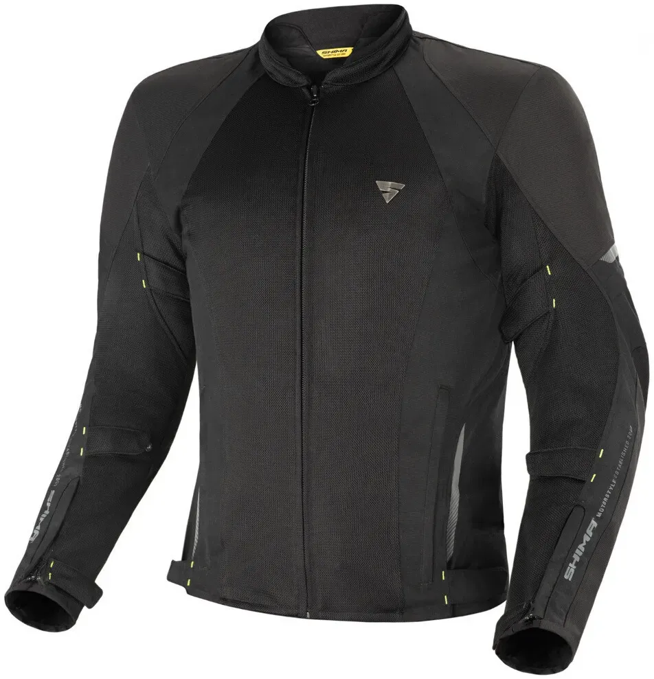 SHIMA Jet wasserdichte Motorrad Textiljacke, schwarz, Größe S für Männer