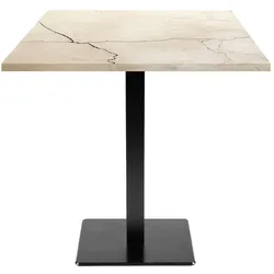 Restootab Tisch Milan 70x70cm - Modell weißer Mond