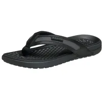 Crocs Herren Yukon Sport Flip Flop, Schwarz/Schiefergrau, 39 EU, Schwarz Schiefergrau, 39/40 EU