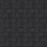 Karibu Dachschindeln Rechteck 3 m2 Schwarz
