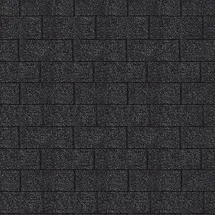 Karibu Dachschindeln Rechteck 3 m2 Schwarz