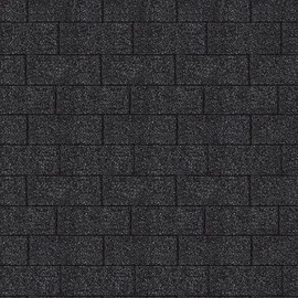 Karibu Dachschindeln Rechteck 3 m2 Schwarz