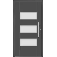 Aluminium-Haustür Moderno M500/P 110 cm x 210 cm Anthrazit Metallic Anschlag R