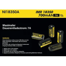 Nitecore IMR Akku