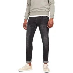 G-Star Herren Jeans Revend Skinny Fit Medium Aged Faded Tiefer Bund Reißverschluss W 33 L 34