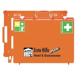 Söhngen Erste - Hilfe - Koffer Spezial Hotel & Gastronomie 0360103 , 1 Verbandskasten + erweiterte Füllung für den Verwaltungsbereich