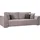 INOSIGN 3-Sitzer INOSIGN "BEATRICE, B: 250 cm - wahlweise mit Bettfunktion", rosa (rosé), B:250cm H:92cm T:107cm, Sofas, u. Bettkasten, incl. 2 Zierkissen