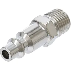 BGS 7057 Druckluft Stecknippel Außengewinde 6,3mm (1/4") USA Frankreich