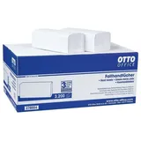 Otto Office Papierhandtuch, 2-lagig, Tissue mit Z-Falzung, 25x23 cm, 3200 Blatt