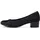 Jana Pumps Kleiner Absatz Vegan, Schwarz 39 EU