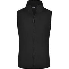 James & Nicholson JN048 Microfleece-Weste Schwarz M