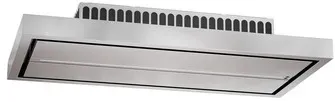 Baumann Aura 120 WGL - Umluft-Deckenhaube, 120 cm breit, Edelstahl
