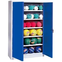 C+P Ballschrank mit Vollblech-Flügeltüren (Typ 3), HxBxT: 195x120x50 cm,