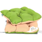 HOMECALL Dekokissen Bankauflage Sitzbankauflage Sitzkissen mit Rückenlehne (1 St) für Gartenbank, 100x98x12cm