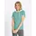 Classic Basics Kapuzen-Shirt Hoodie Bedruckt Smaragd/Weiß 40