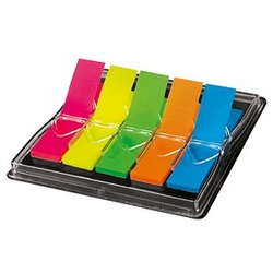 SIGEL TRANSPARENT Haftmarker farbsortiert 5x 40 Streifen