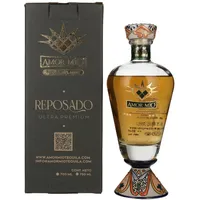 Amor Mío Tequila Reposado 100% Agave Azul 40% Vol. 0,7l in Geschenkbox