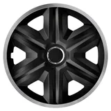 NRM Fast LUX 16 Zoll 4 Stück Schwarz/Silber
