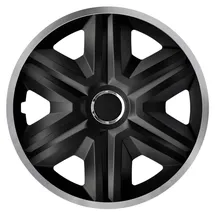 NRM Fast LUX 16 Zoll 4 Stück Schwarz/Silber