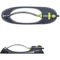 Bradas Viereckregner Rasensprenger 230m2 16 Messingdüsen Sprinkler Regner LIME