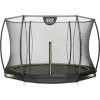 EXIT TOYS Silhouette Bodentrampolin 305 cm inkl. Sicherheitsnetz schwarz