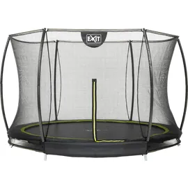 EXIT TOYS Silhouette Bodentrampolin 305 cm inkl. Sicherheitsnetz schwarz