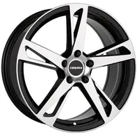 CARMANI 16 Anton 7,5 x 17 5 x 112 ET47 Schwarz Poliert