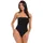 Magic Bodyfashion Shaping-Body MAGIC BODYFASHION "Bandeau Thong Body", Damen, Gr. L, N-Gr, schwarz, Obermaterial: 92% Polyamid, 8% Elasthan, unifarben, eng, ohne Ausschnitt, Bodys, Silikonrand an der Oberseite verhindert das Ausrollen