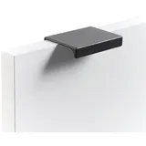 mokebo Möbelgriff Der Handliche (aus Metall), Griff für Push-to-Open Möbel, Schrankgriff oder Türgriff in Schwarz schwarz