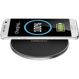 Intenso Wireless Charger BA1 Ladegerät Induktive Ladestation, Qi zertifiziert, schwarz