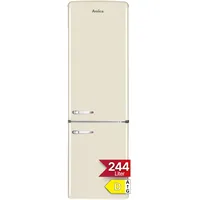 Amica KGCR 387 101 B Retro-Kühl-Gefrierkombination (244 l, 1810 mm hoch, Beige)