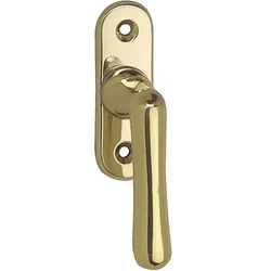GRUNDMANN Fenstergriff Original ELEGANT kurz gerade - Messing