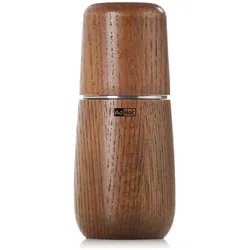 AdHoc Pfeffer- oder Salzmühle YONO 12,7 cm Eiche geölt, dunkel