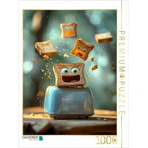 Calvendo Puzzle Lustiges Toastbrot 1000 Teile Lege-Größe 64x48cm Foto-Puzzle für glückliche Stunden