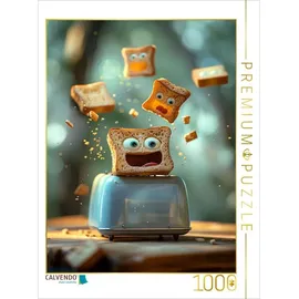 Calvendo Puzzle Lustiges Toastbrot 1000 Teile Lege-Größe 64x48cm Foto-Puzzle für glückliche Stunden