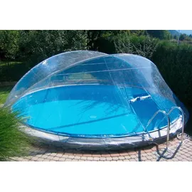 KWAD Cabrio Dome transparent/weiß 460 cm
