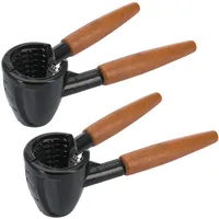 Westmark Nussprofi Deluxe Nussknacker 2er Set 16,8 cm Aluminium Schwarz/Braun
