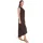 Cartoon Midikleid Braun 42