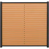tetznerjent T&J BPC-Rhombus-Steckzaun Hanö 21 Lamellen 2 x 7,5 cm/6,8 x 179,3 cm Karamel