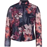 Vera Mont Damen Blazer-Jacke mit Print 44, Dark Blue/Dark Red - 44