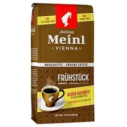 Julius Meinl Vienna Frühstück Kaffee, gemahlen, Arabica- und Robustabohnen 500,0 g