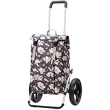 Andersen Shopper Manufaktur Andersen Shopper Royal Alu klappbar mit Kugellagerrad Ø 29cm und 37 Liter Tasche Basil Magnolia rosa