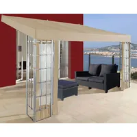 Quick Star Quick-star - Rank Anbau 3x4m Sand Anbaupavillon