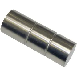 Gardinia Endstück Zylinder für Ø 16/19 mm edelstahl-optik