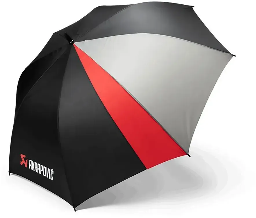 Akrapovic Regenschirm - Black / Grey / Red - One Size